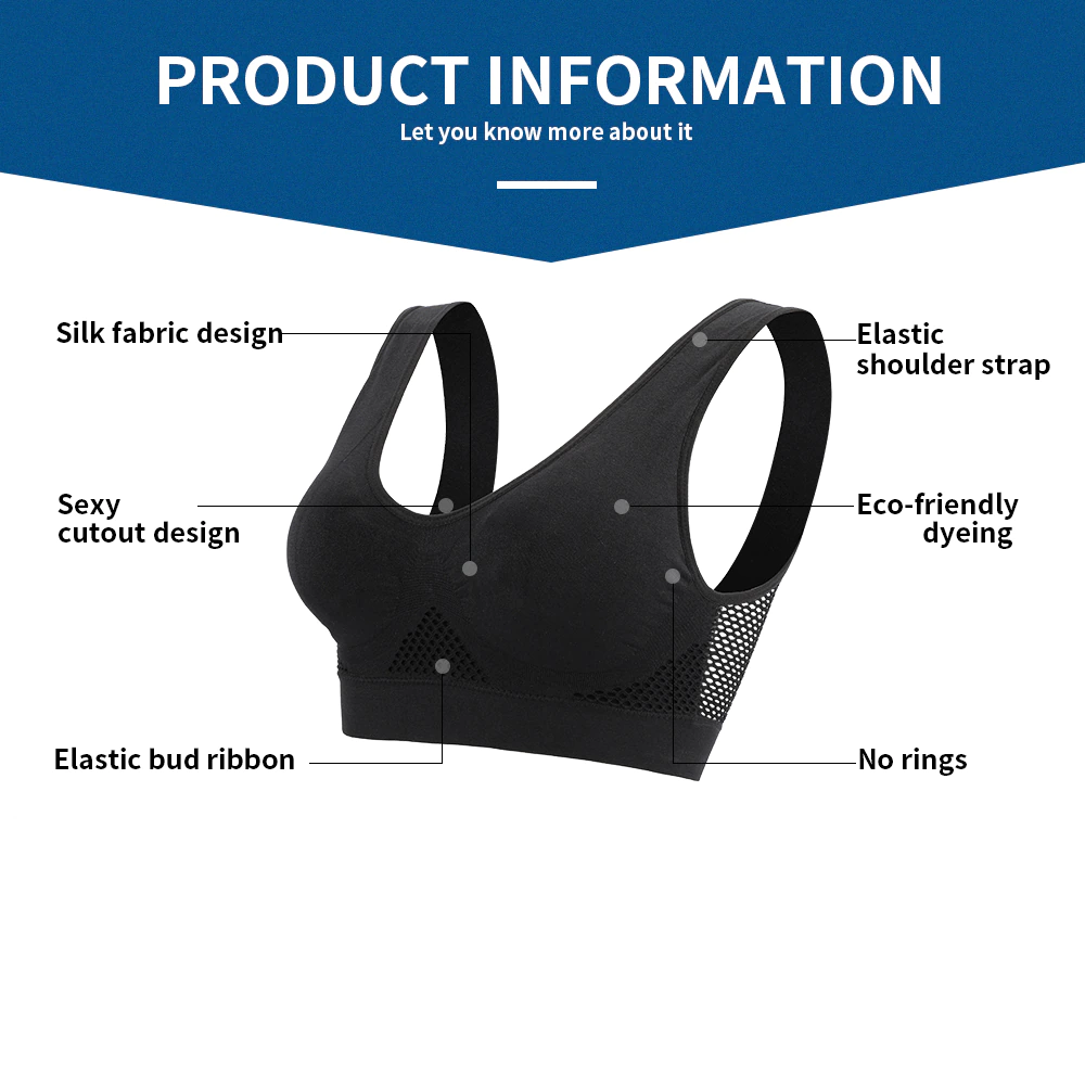 Breathable Cool Liftup Air Bra