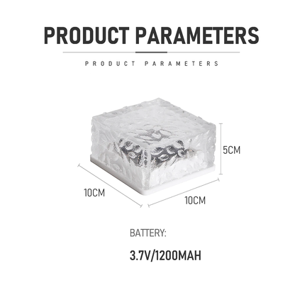Solar Glass Brick Lights