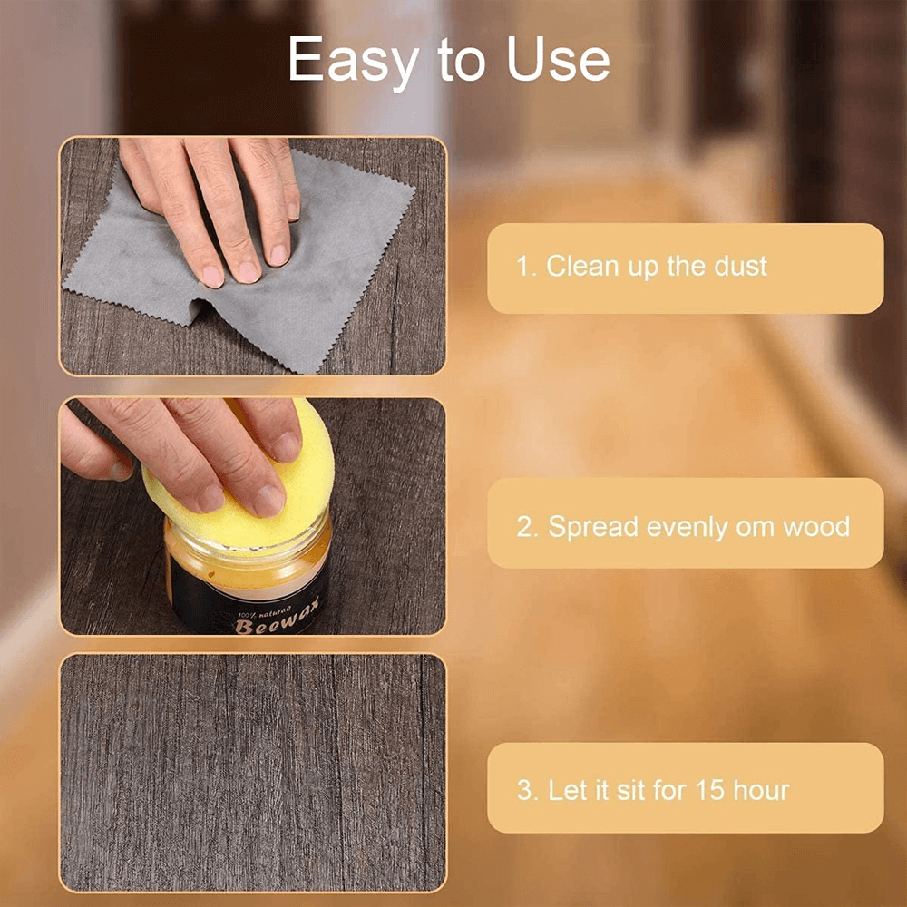 Natural Beeswax For Wood