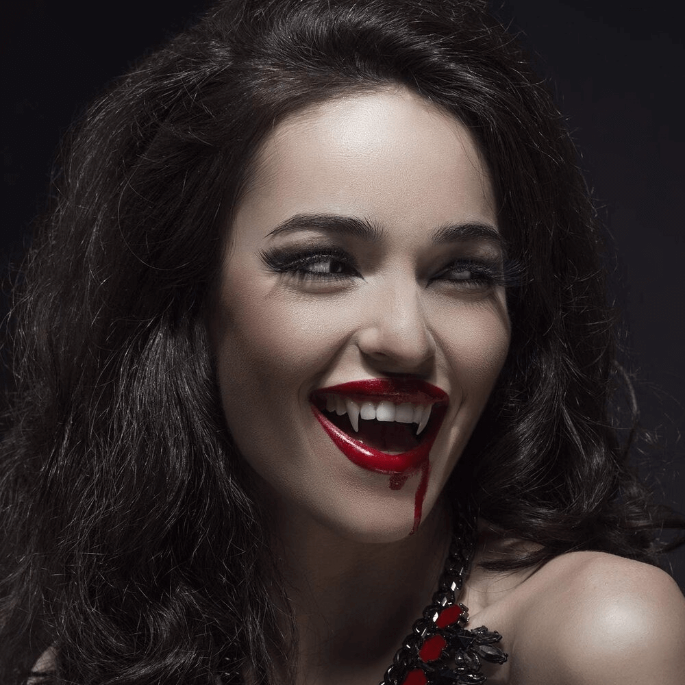 Automatic Retractable Vampire Fangs - Realistic & Safe
