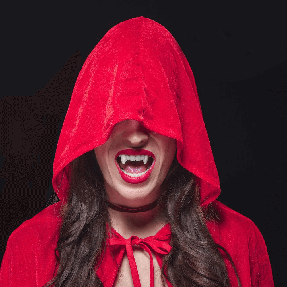 Automatic Retractable Vampire Fangs - Realistic & Safe