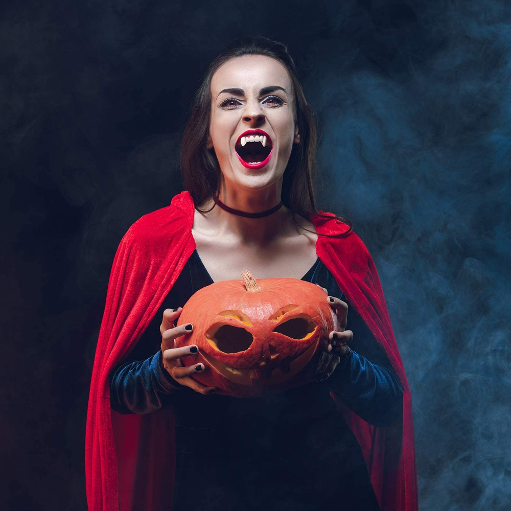 Automatic Retractable Vampire Fangs - Realistic & Safe