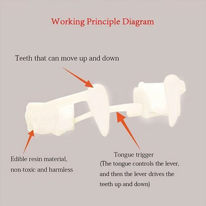 Automatic Retractable Vampire Fangs - Realistic & Safe