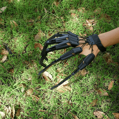 Halloween Articulated Fingers Gloves Extensions