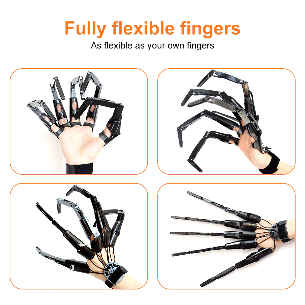 Halloween Articulated Fingers Gloves Extensions