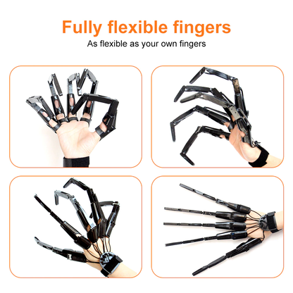 Halloween Articulated Fingers Gloves Extensions