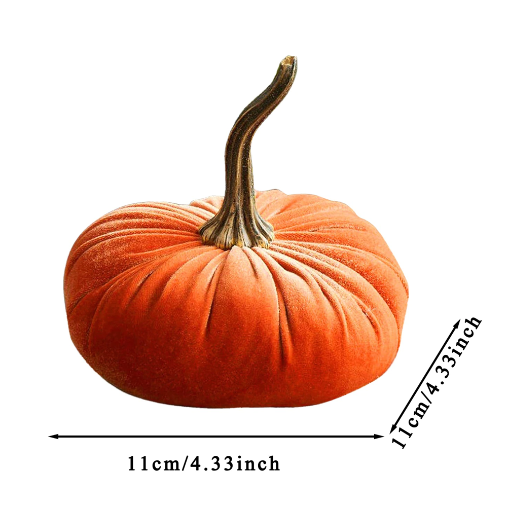 Halloween Soft Stuffed Velvet Pumpkin