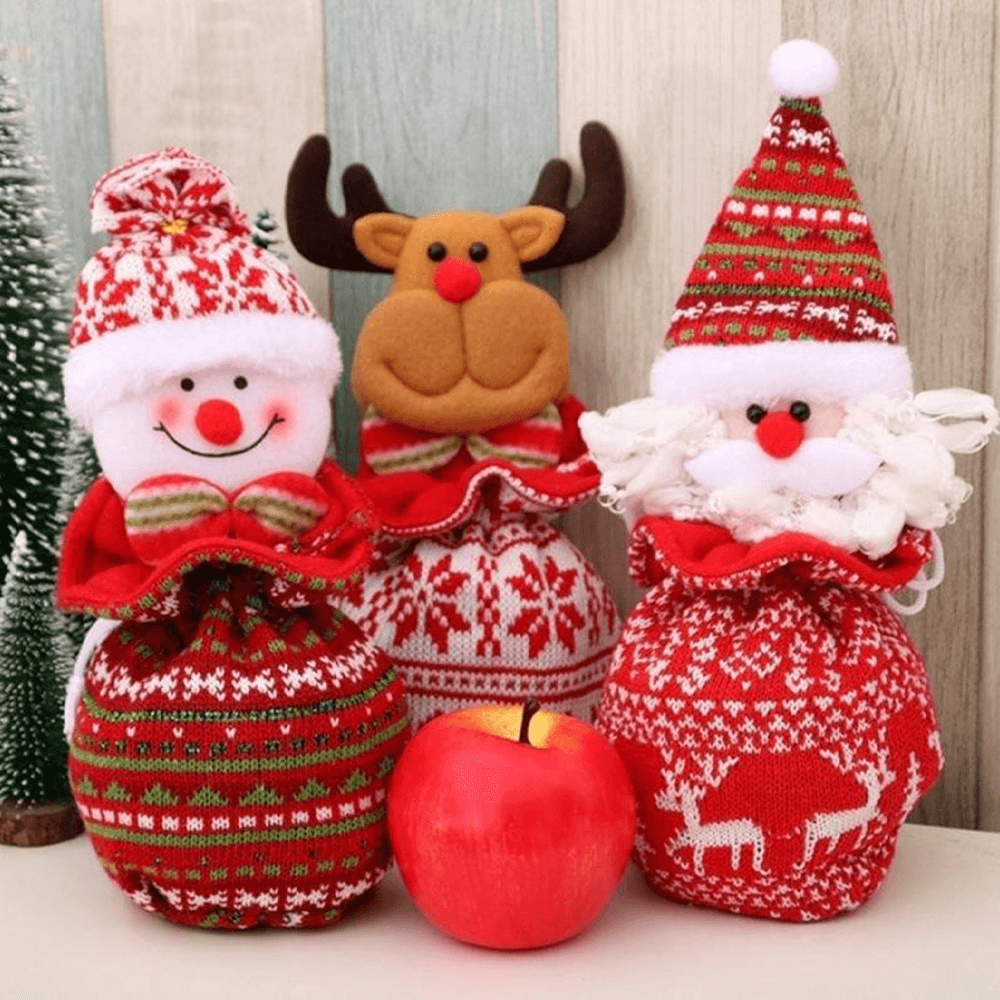 Knitted Doll Gift Bags