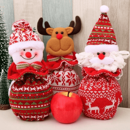 Knitted Doll Gift Bags