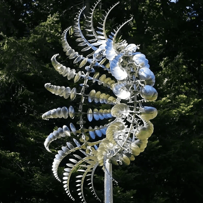 Metal Garden Windmill – Dual Motion Decorative Wind Spinner for Unique Garden Decor & Perfect Gift