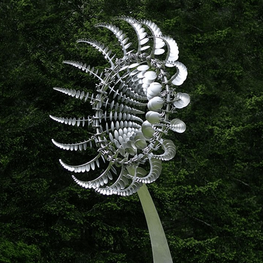 Metal Garden Windmill – Dual Motion Decorative Wind Spinner for Unique Garden Decor & Perfect Gift