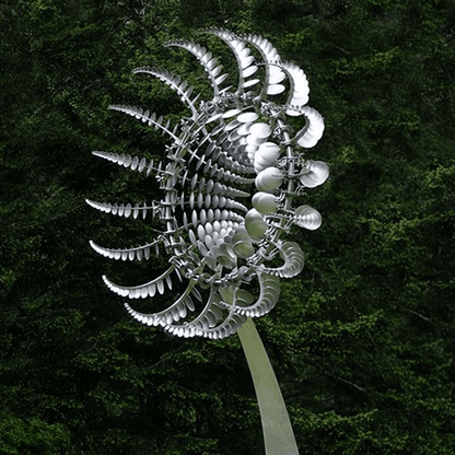 Metal Garden Windmill – Dual Motion Decorative Wind Spinner for Unique Garden Decor & Perfect Gift