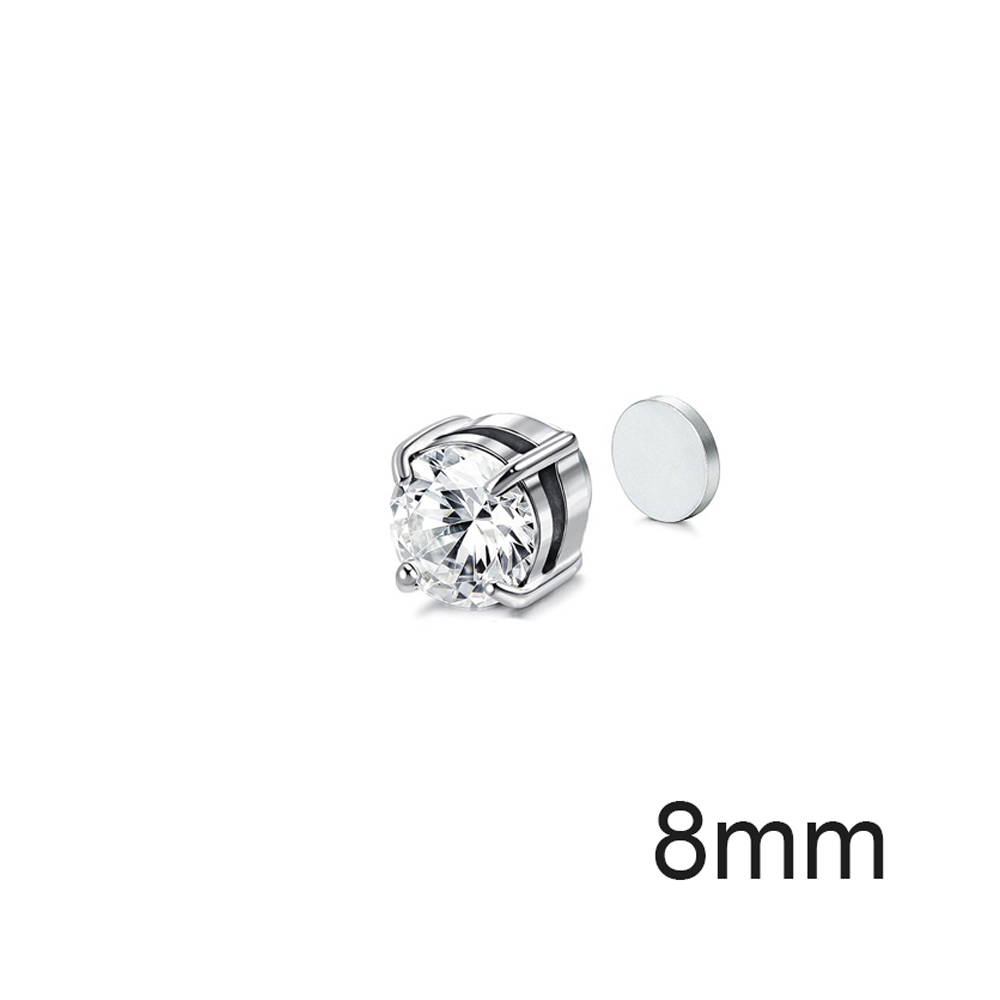 Unisex Non-Piercing Magnetic Magnet Ear Stud