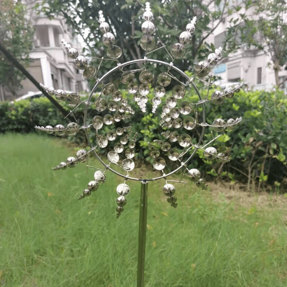 Metal Windmill For Outdoor Decor