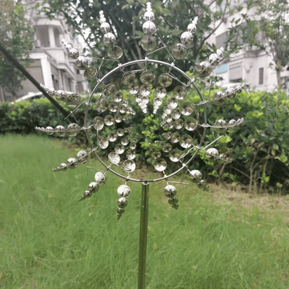 Metal Windmill For Outdoor Decor