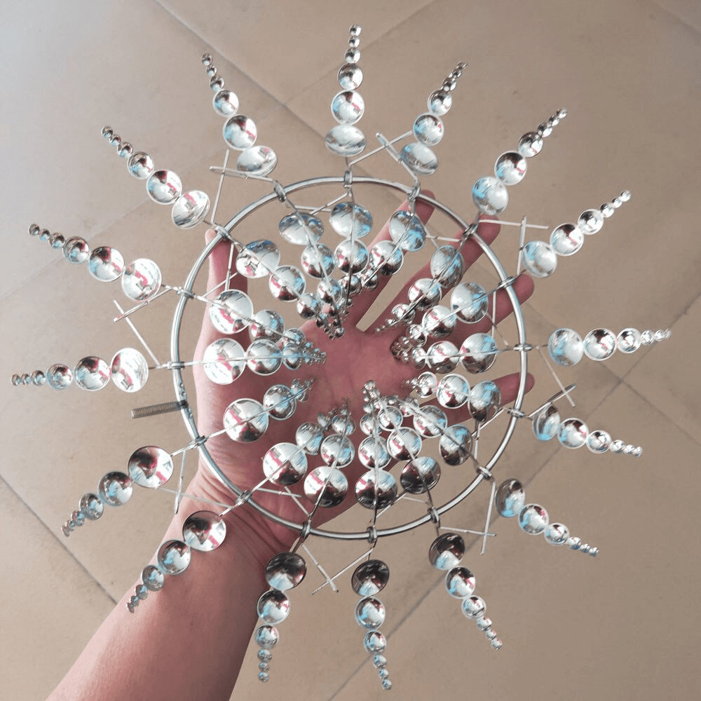 Metal Windmill For Outdoor Decor