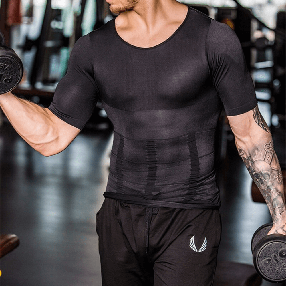 Best Posture Corrector Shirt for Men | Muscle Shapewear & Compression Top