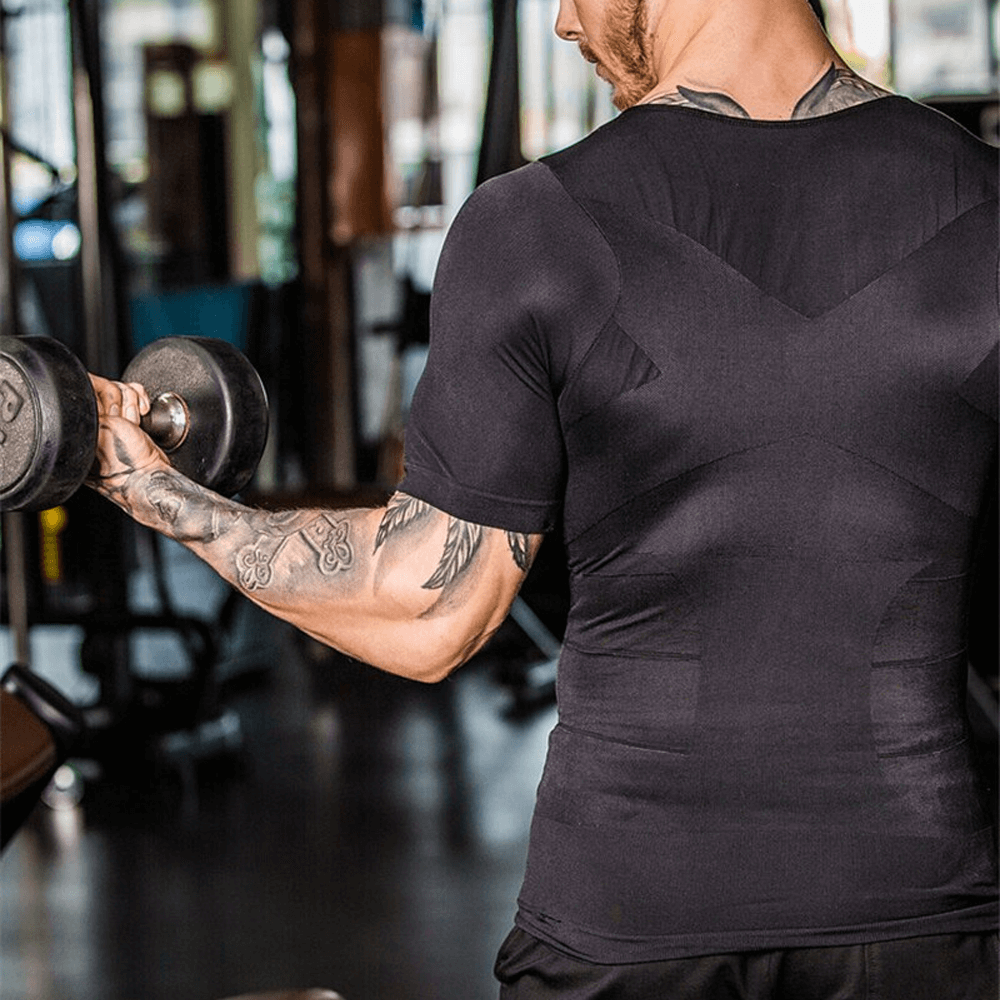 Best Posture Corrector Shirt for Men | Muscle Shapewear & Compression Top