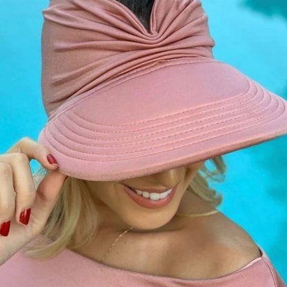 Anti-Ultraviolet Women Sun Visor Hollow Hat