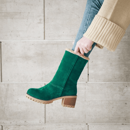 Snow Boots Block Heels