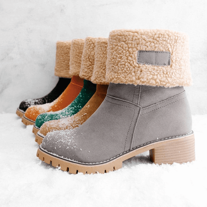 Snow Boots Block Heels