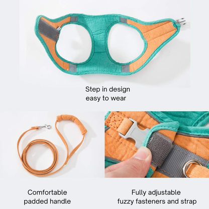 Cat Luminous Harness & Leash Set