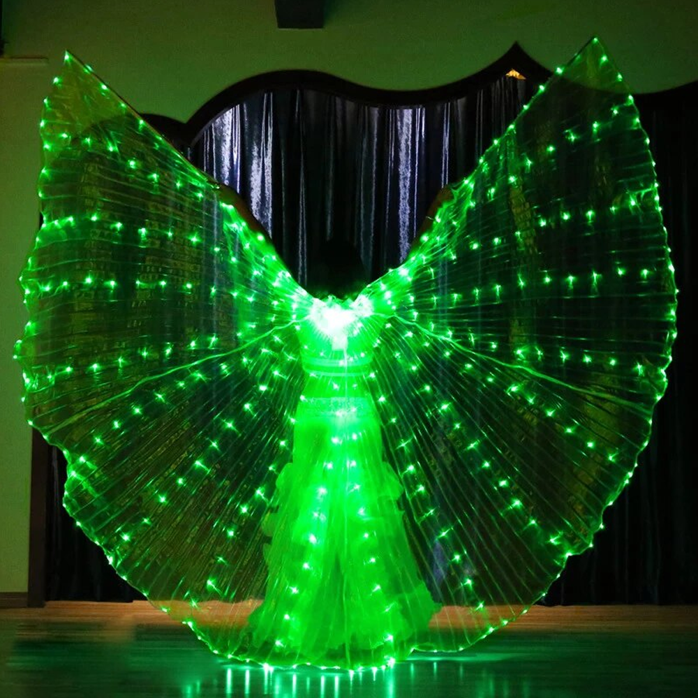 LED Isis Wings Luminous Costume | Party & Festival Wear