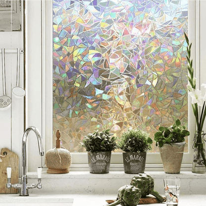 3D Window Reflective Glue-Free Static Film