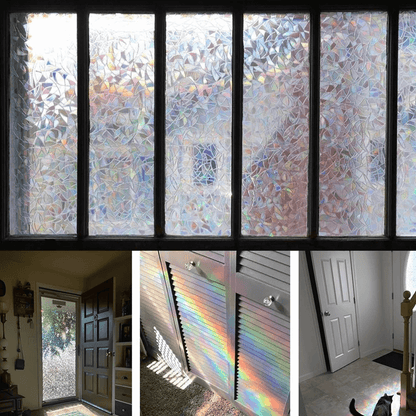 3D Window Reflective Glue-Free Static Film