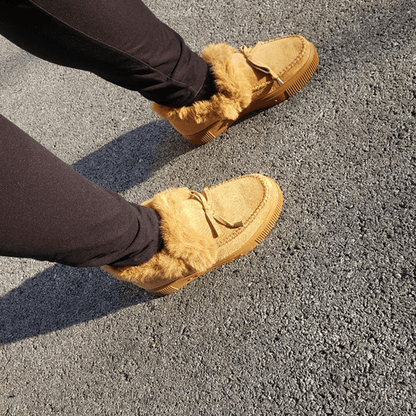 Women's Round Toe Fleece Thick Warm Cotton Shoes - Perfect Winter Gift