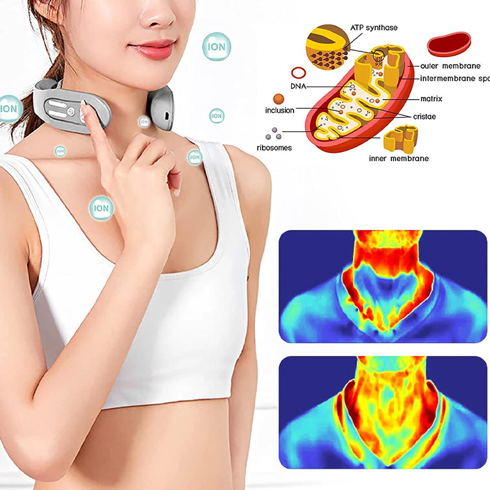 EMS Neck Acupoints Massager for Pain Relief