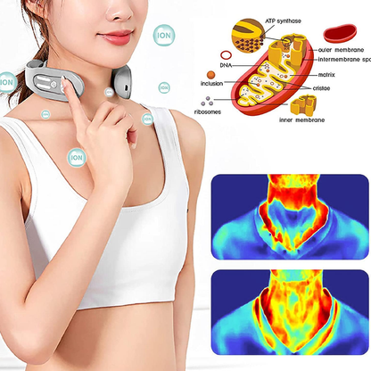 EMS Neck Acupoints Massager for Pain Relief