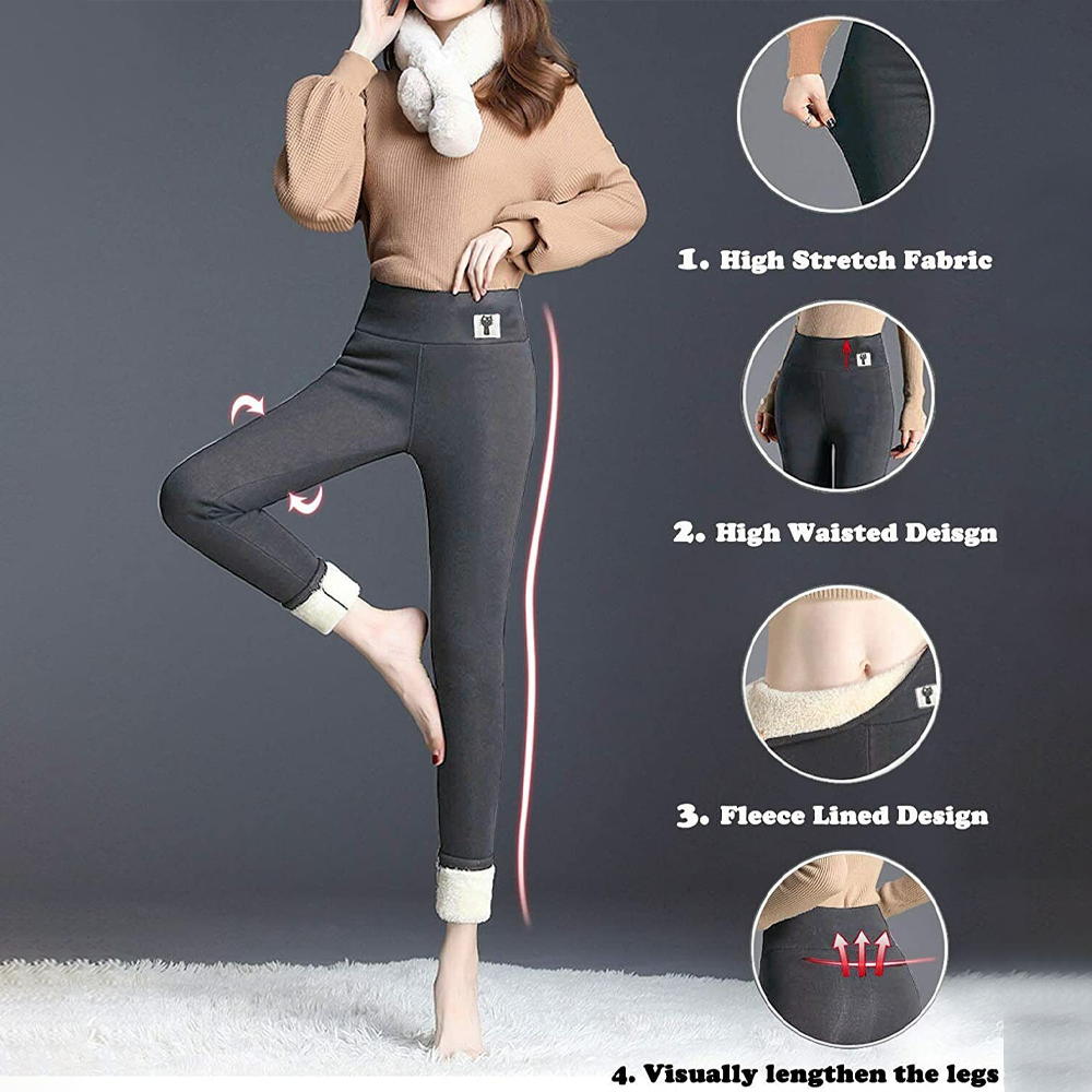 Thick Slim Cashmere Warm Pant
