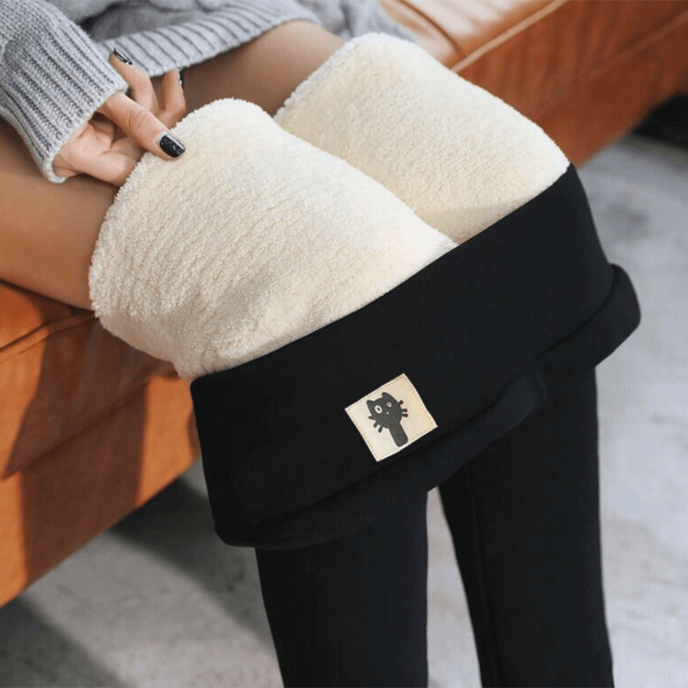 Thick Slim Cashmere Warm Pant