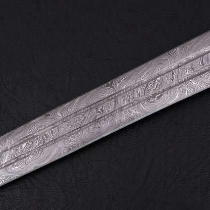 36" Damascus Steel Longsword – Original Collectible 36-Inch Blade