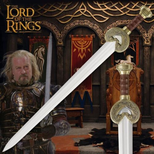 Lord of the Rings king Theoden Rohan Sword, LOTR Herugrim Sword, Replica Sword