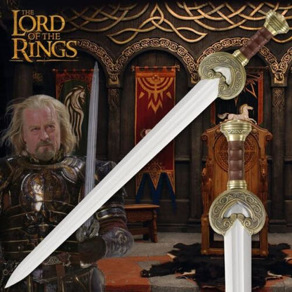Lord of the Rings king Theoden Rohan Sword, LOTR Herugrim Sword, Replica Sword