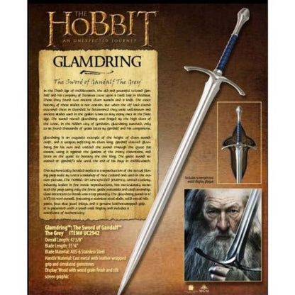 Glamdring Sword of Gandalf with Scabbard Lord of the ring replica sword (LOTR)
