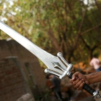 Masters of the Universe He-Man Power Replica Sword, Greyskull Silver Sword
