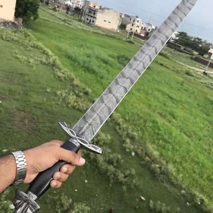 Medieval Norman Viking Sword | Handmade Damascus Steel Blade