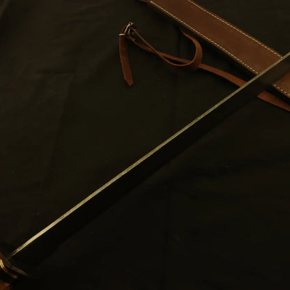 Handmade Damascus Machete Sword | Olive Pakka Wood Handle