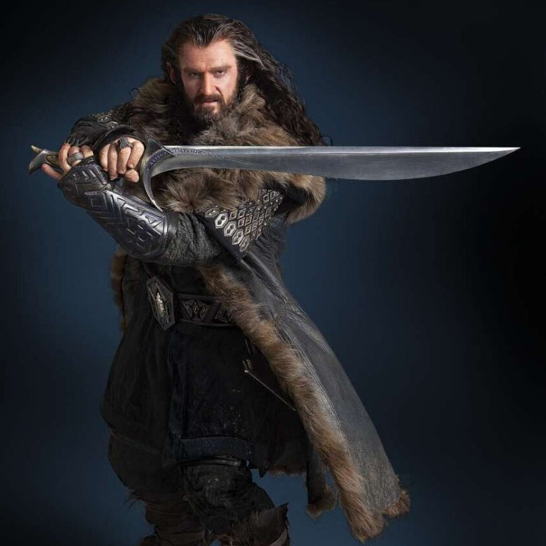 ORCRIST LOTR Sword Of Thorin Oakenshield From The Hobbit Movie, Goblin Cleaver
