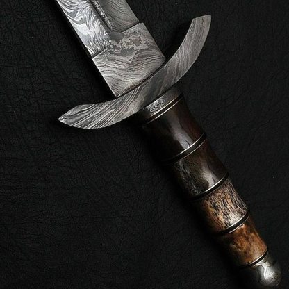 Damascus Steel Swords, Hunting Swords, Double Edges, Battle Ready Sword