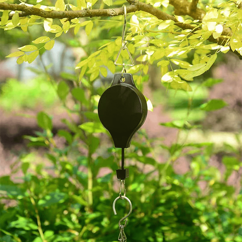 Plant Pulley Set For Garden Baskets Pots, Birds Feeder