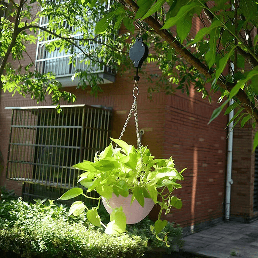 Plant Pulley Set For Garden Baskets Pots, Birds Feeder