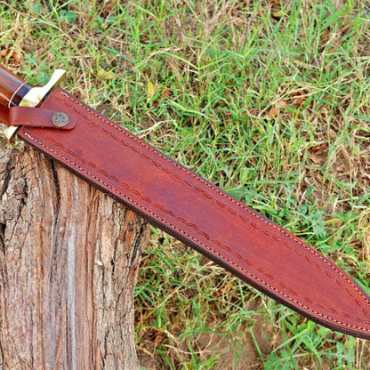 Double Edge Dagger Sword Hand Forged Damascus Steel with Blade Dagger