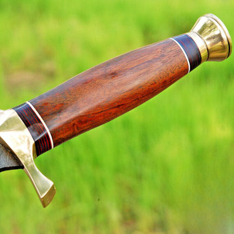 Double Edge Dagger Sword Hand Forged Damascus Steel with Blade Dagger