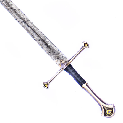 Collectible Swords 42 Inch Damascus Steel Battle Ready Sword, Two Handed Long Sword