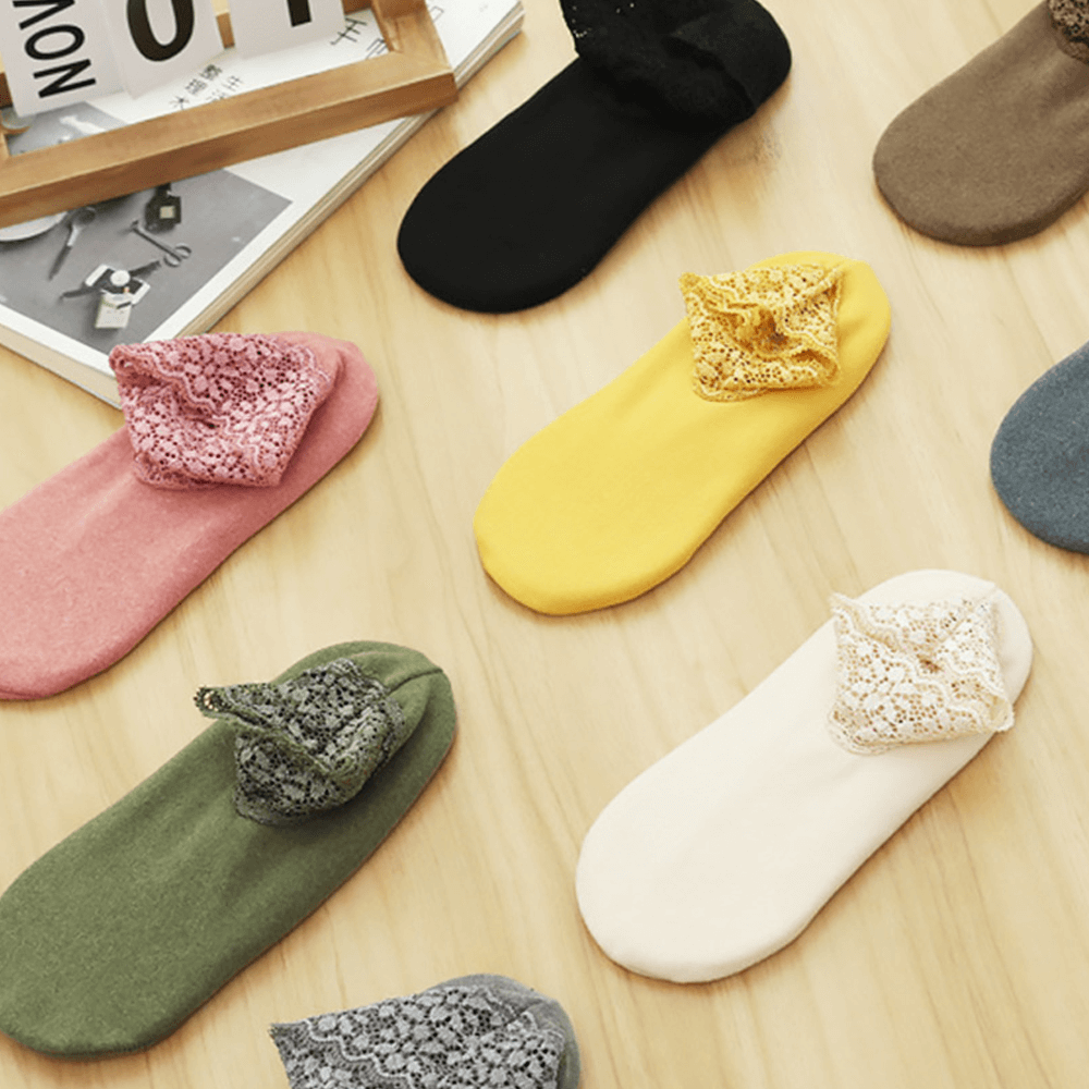 New Fashion Lace Warmer Socks