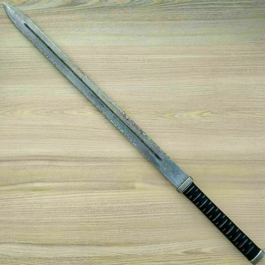 29 Inches Viking Sword, Survival Damascus Steel Sword with Sheath